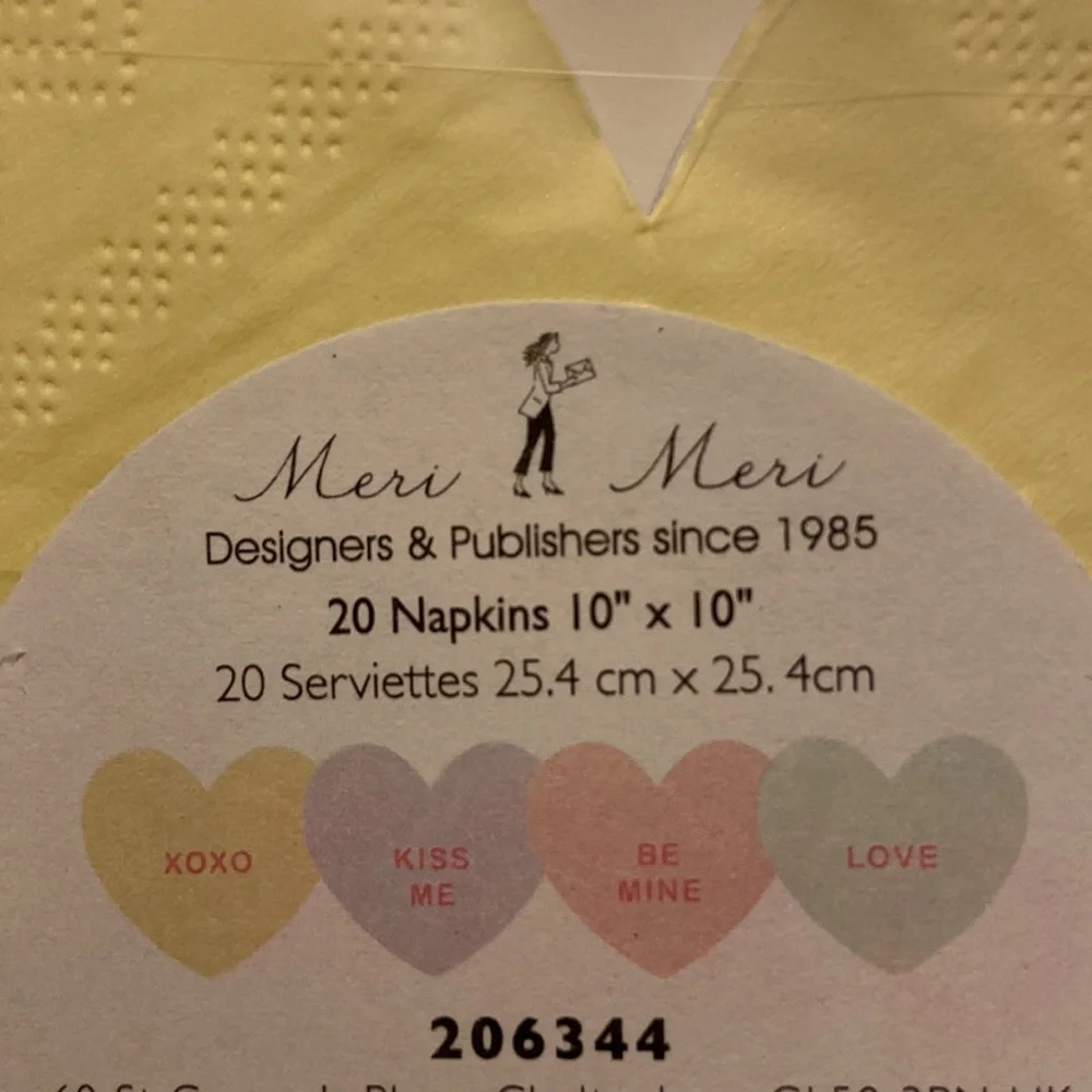 Meri Meri Valentine Napkins